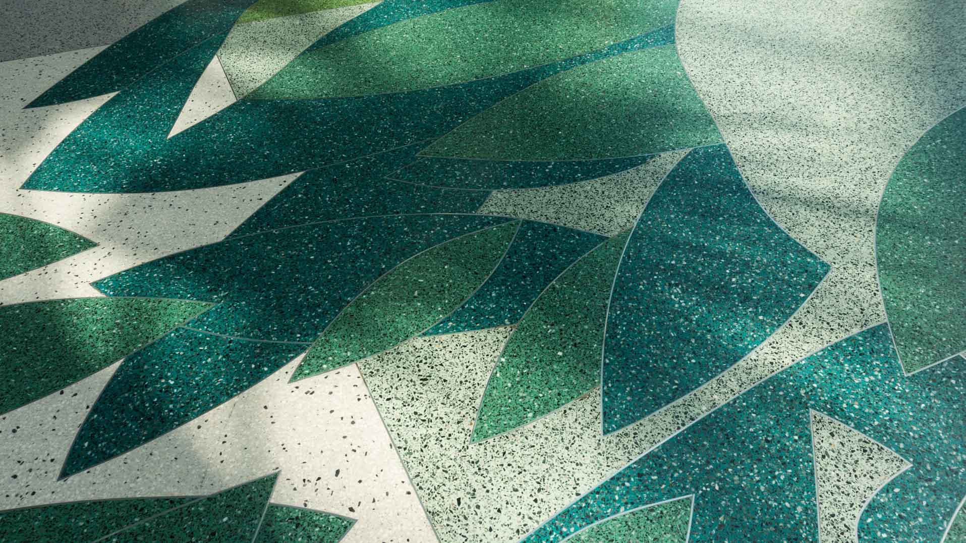 poured terrazzo flooring