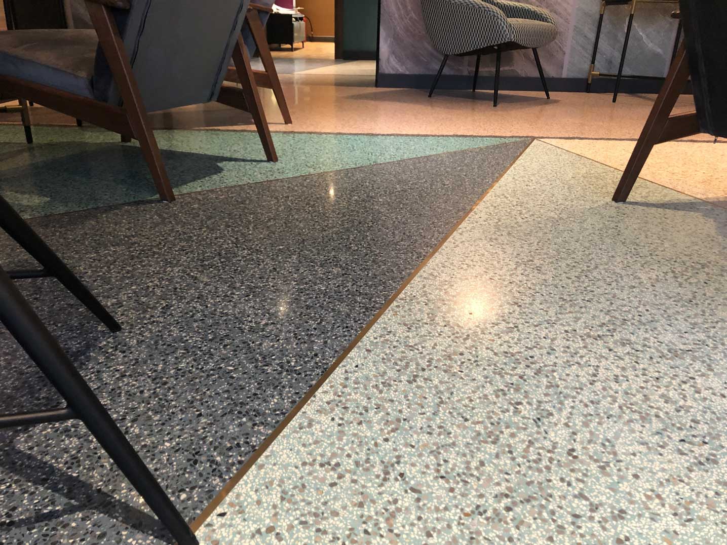 custom terrazzo floor