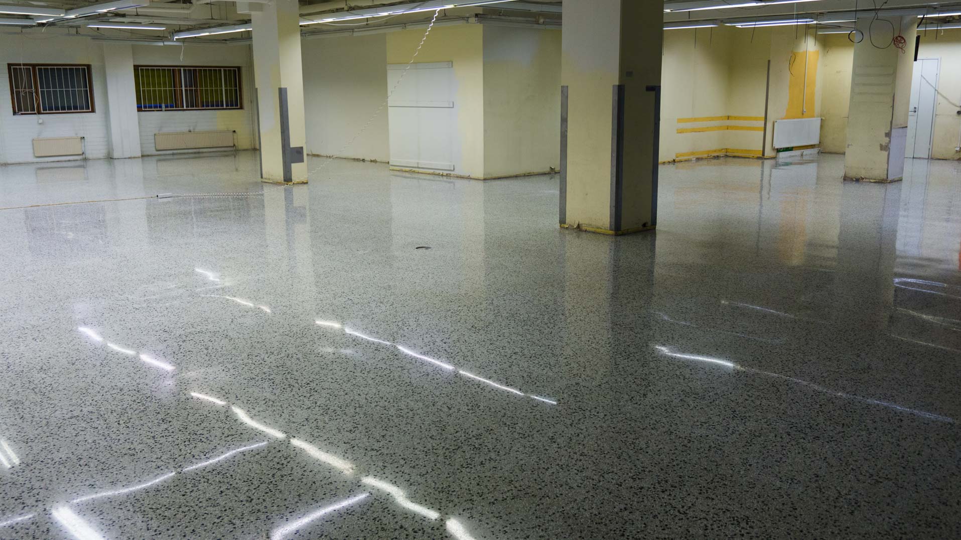 terrazzo in a shop market finland