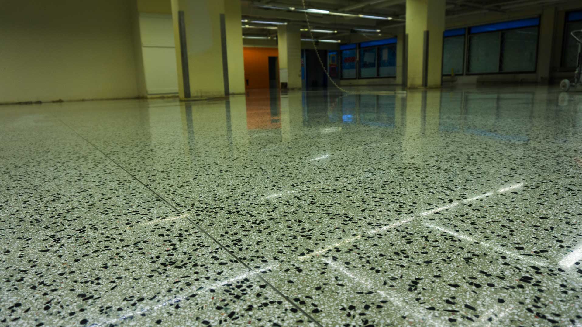terrazzo shopping market floor