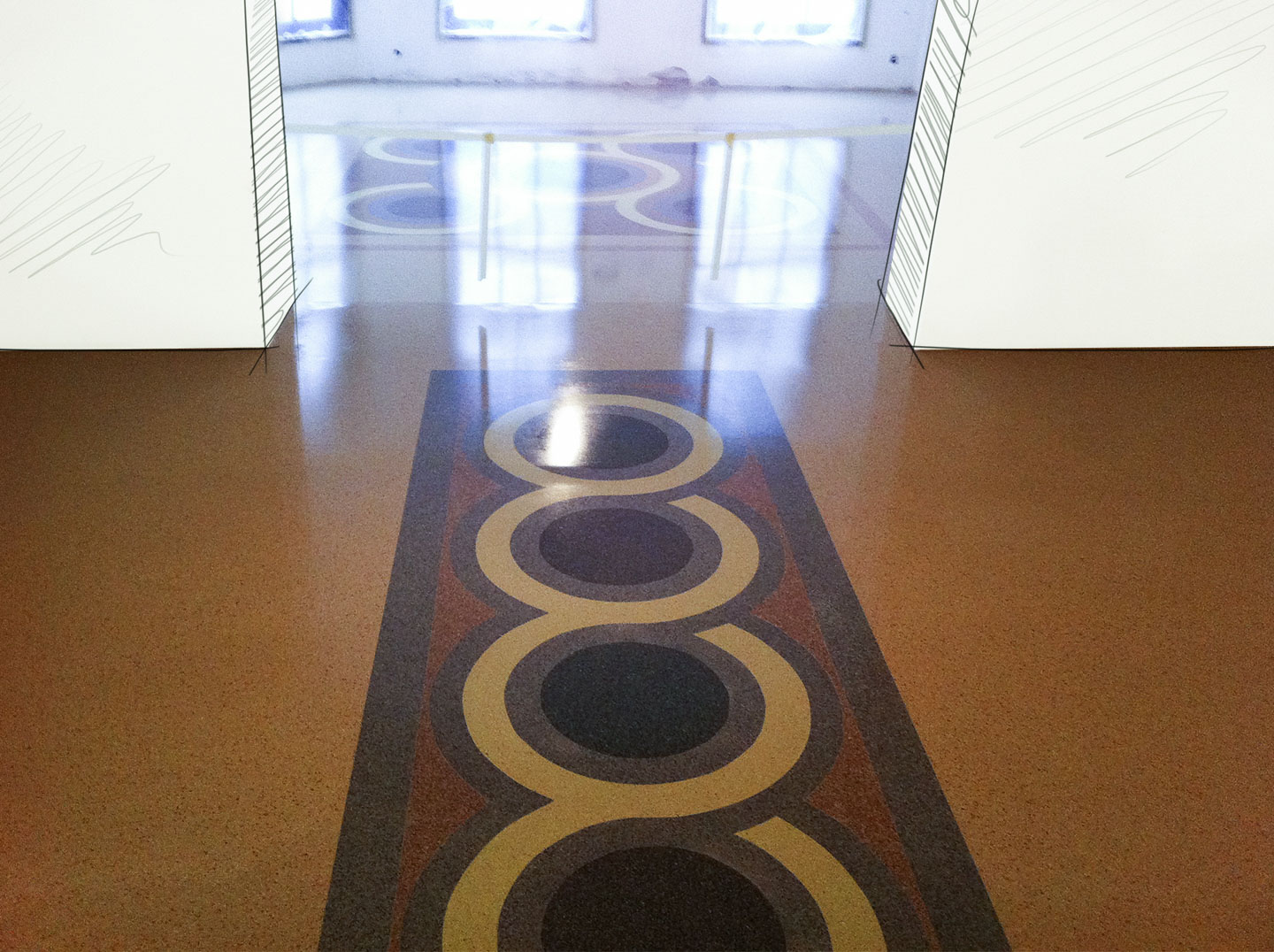 art deco terrazzo design