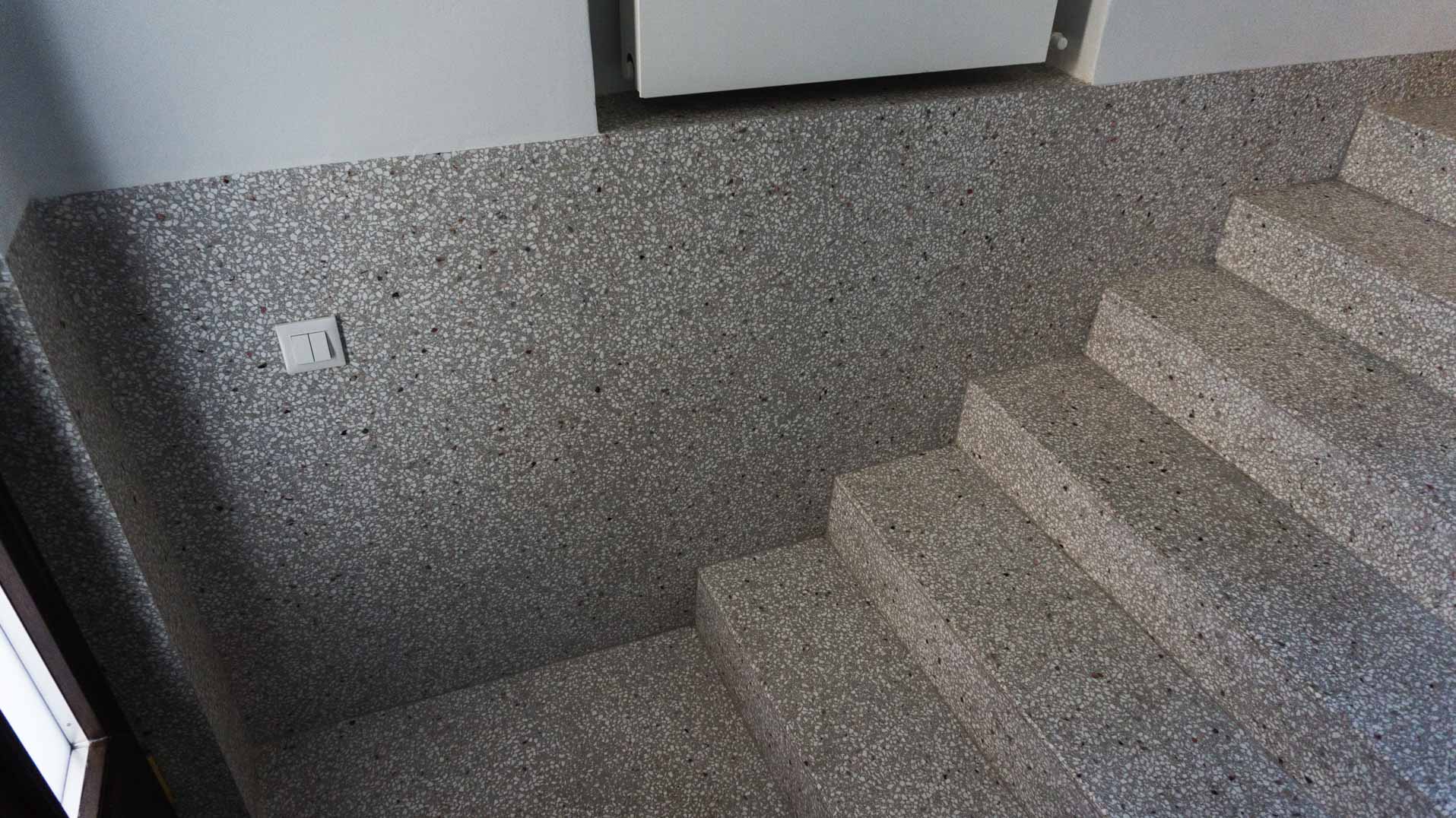 epoxy terrazzo stairs