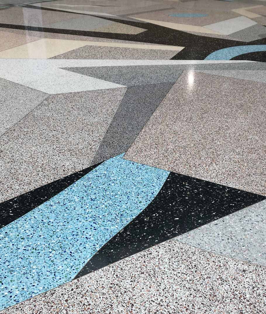 exquisite design with terrazzo