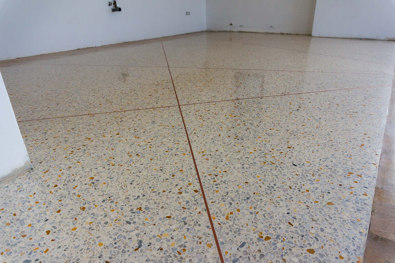 kitchen epoxy terrazzo floors design