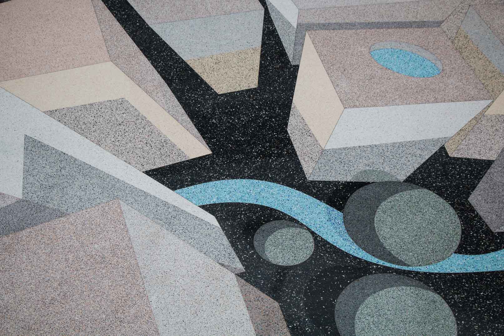 terrazzo geometric mix