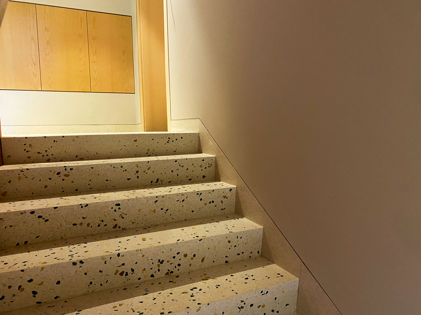 terrazzo stairs in residential building