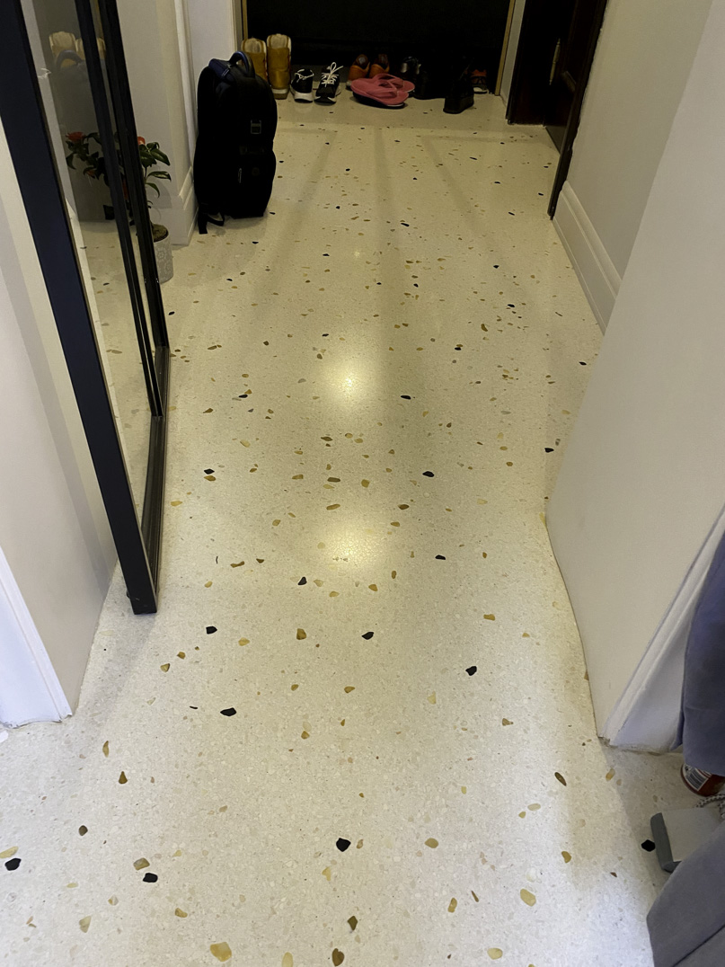 terrazzo flooring in an interwar house